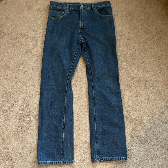Levi's Other - Levi's 517 Jeans Mens 34x34 Blue Bootcut Cowboy Classic Denim 100% Cotton Casual